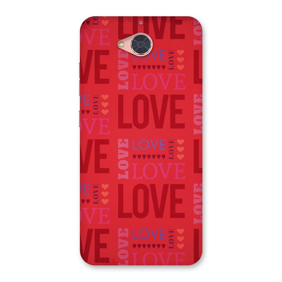 Love Pattern Back Case for Gionee S6 Pro