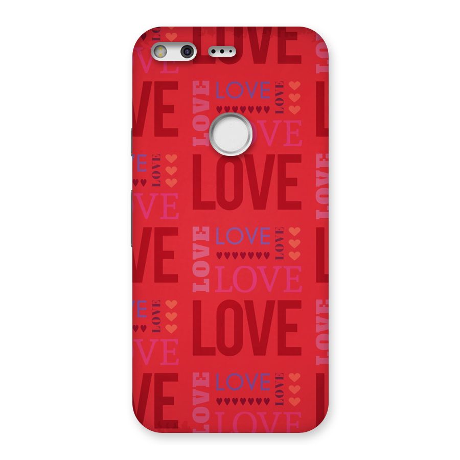 Love Pattern Back Case for Google Pixel