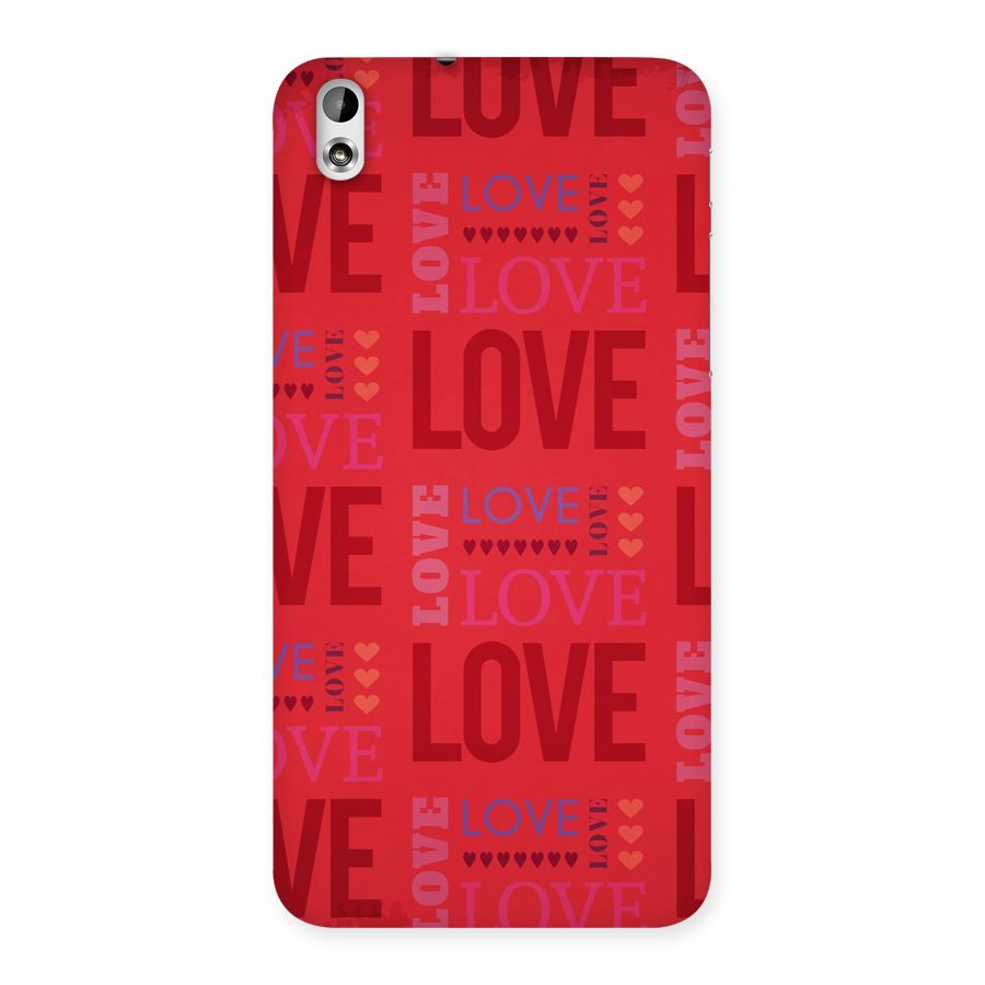 Love Pattern Back Case for HTC Desire 816g