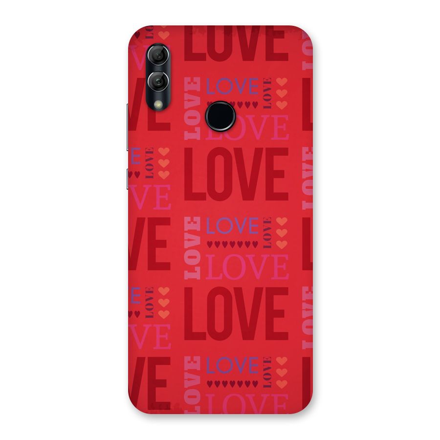 Love Pattern Back Case for Honor 10 Lite