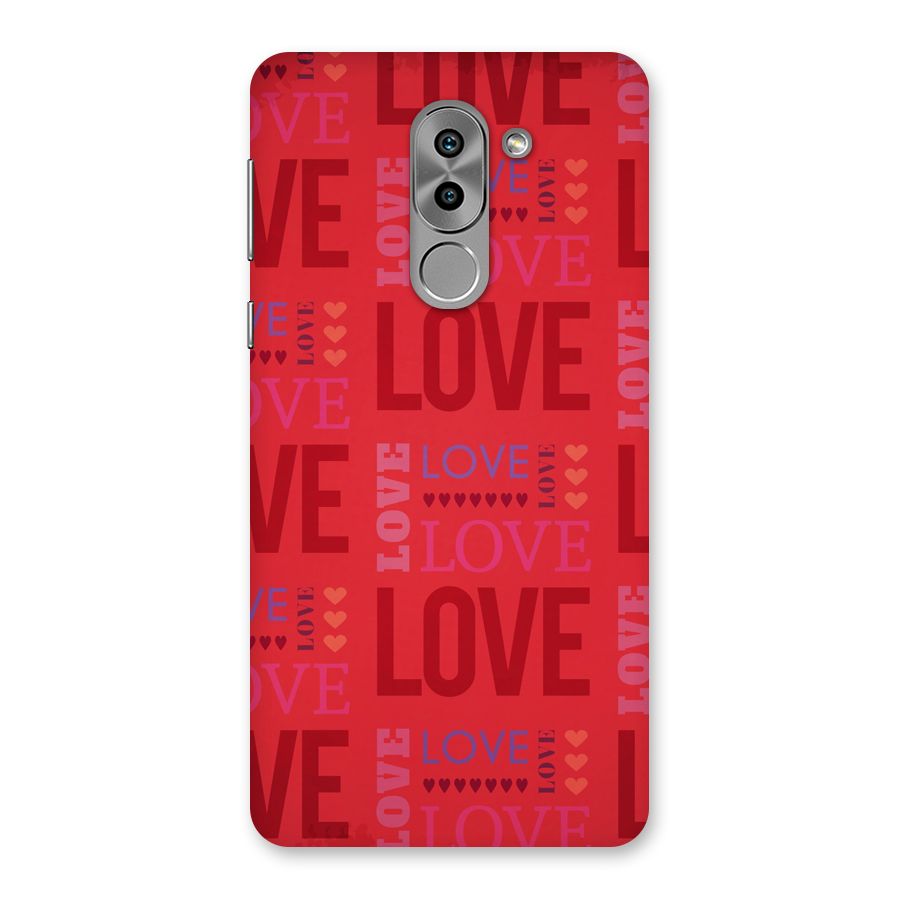 Love Pattern Back Case for Honor 6X
