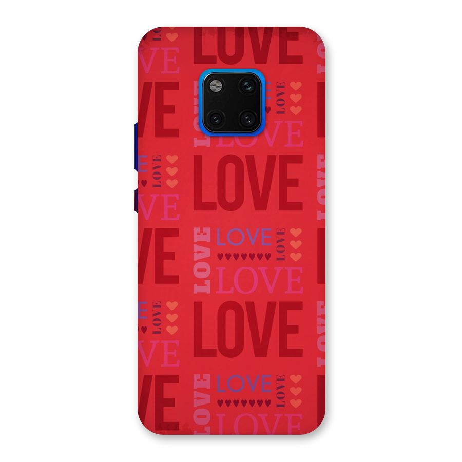 Love Pattern Back Case for Huawei Mate 20 Pro