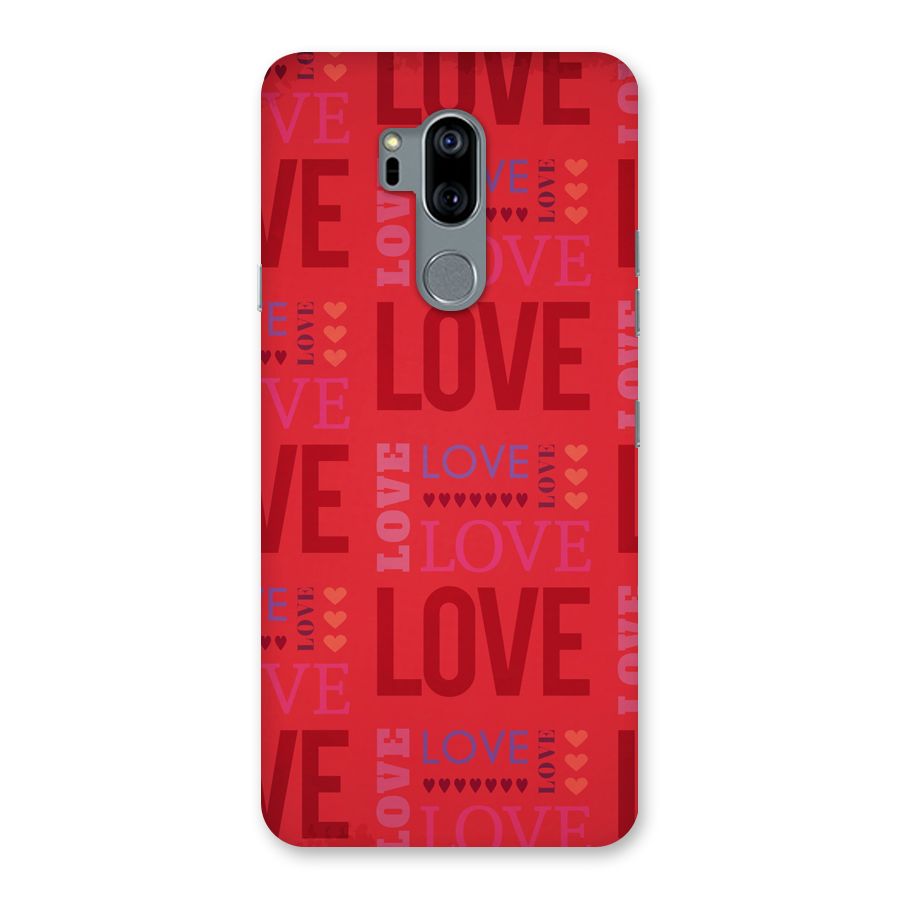 Love Pattern Back Case for LG G7