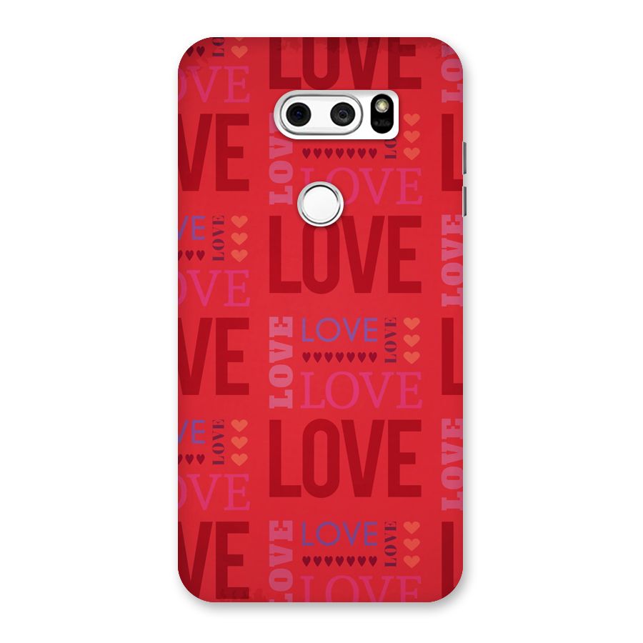 Love Pattern Back Case for LG V30
