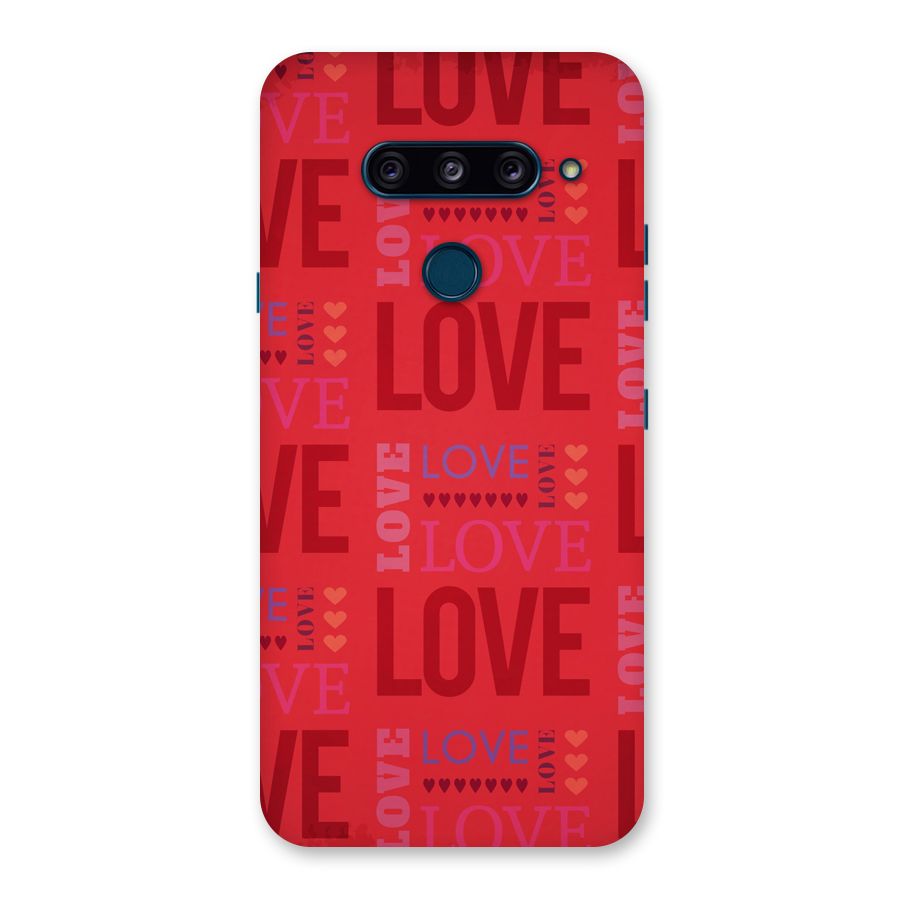 Love Pattern Back Case for LG  V40 ThinQ