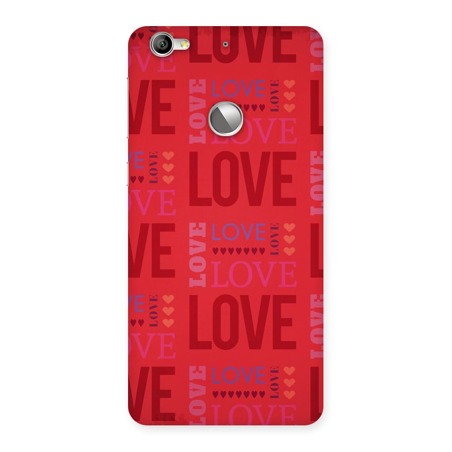 Love Pattern Back Case for LeTV Le 1s