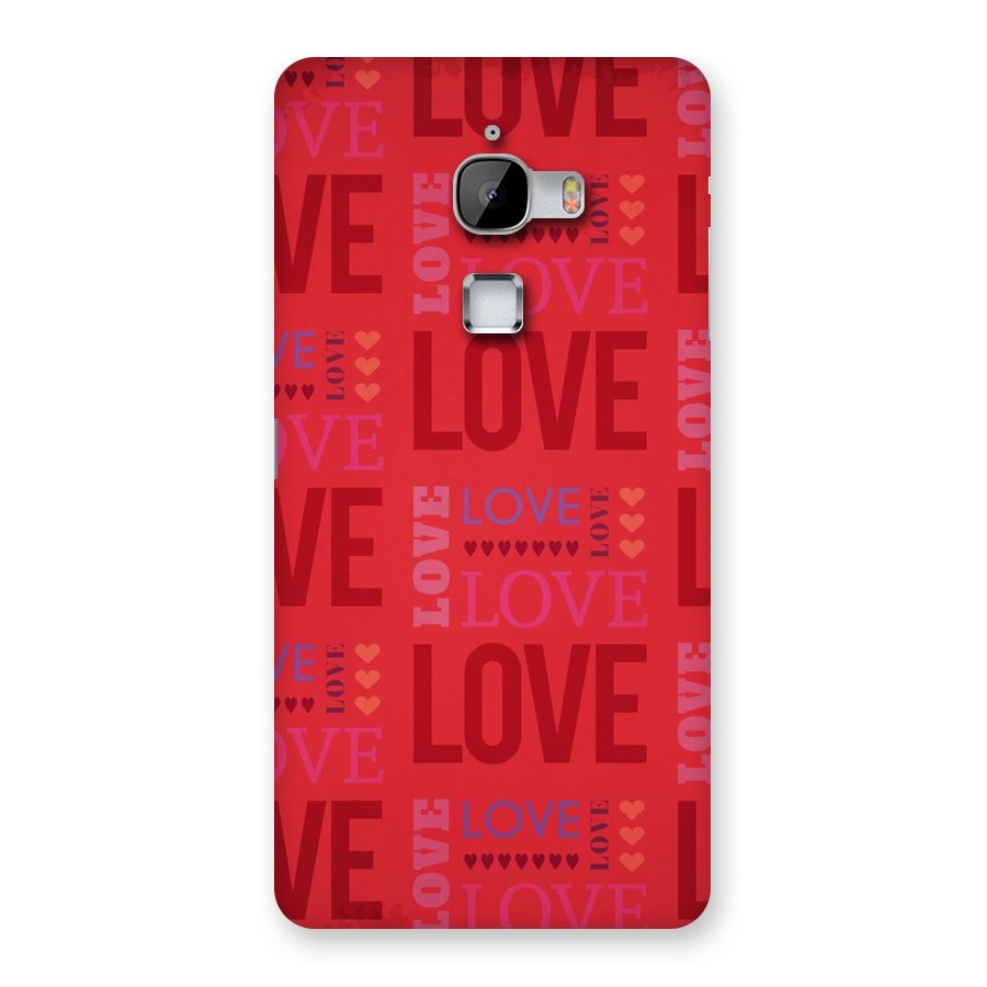 Love Pattern Back Case for LeTv Le Max