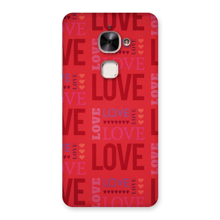 Love Pattern Back Case for Le 2