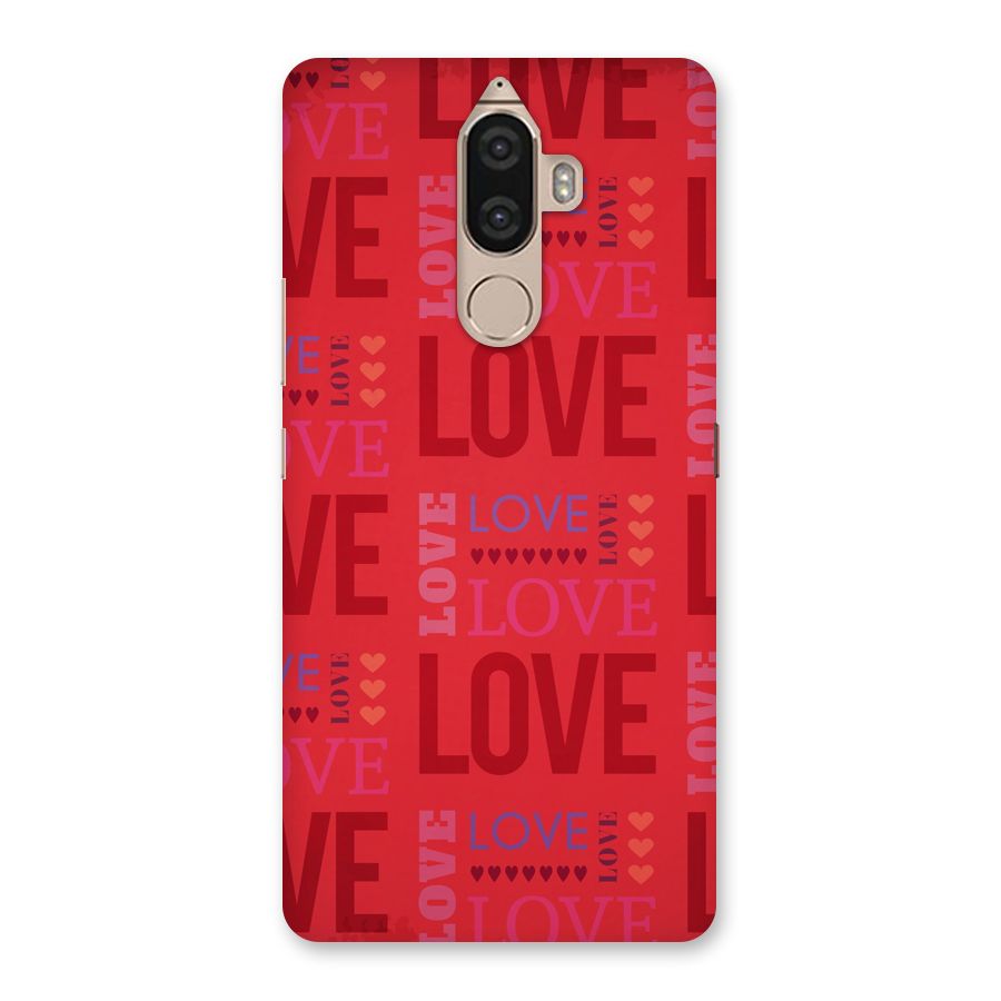Love Pattern Back Case for Lenovo K8 Note