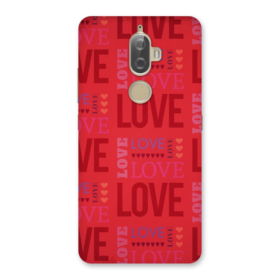 Love Pattern Back Case for Lenovo K8 Plus