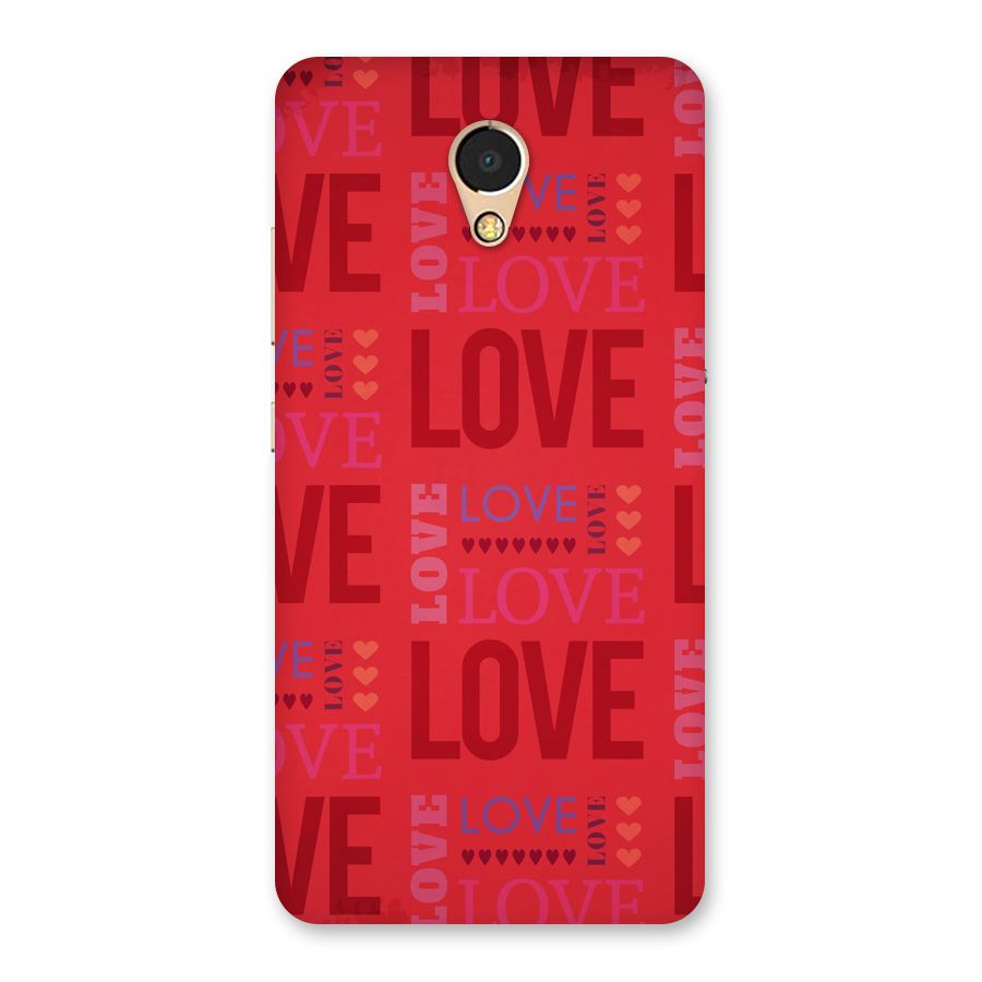 Love Pattern Back Case for Lenovo P2