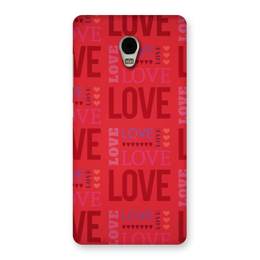Love Pattern Back Case for Lenovo Vibe P1
