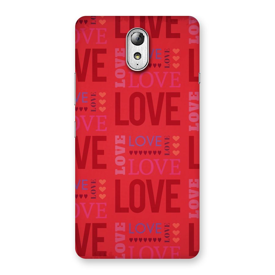Love Pattern Back Case for Lenovo Vibe P1M