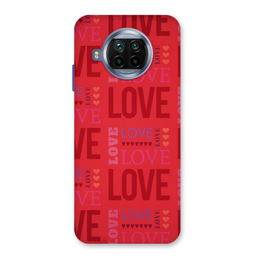 Love Pattern Back Case for Mi 10i