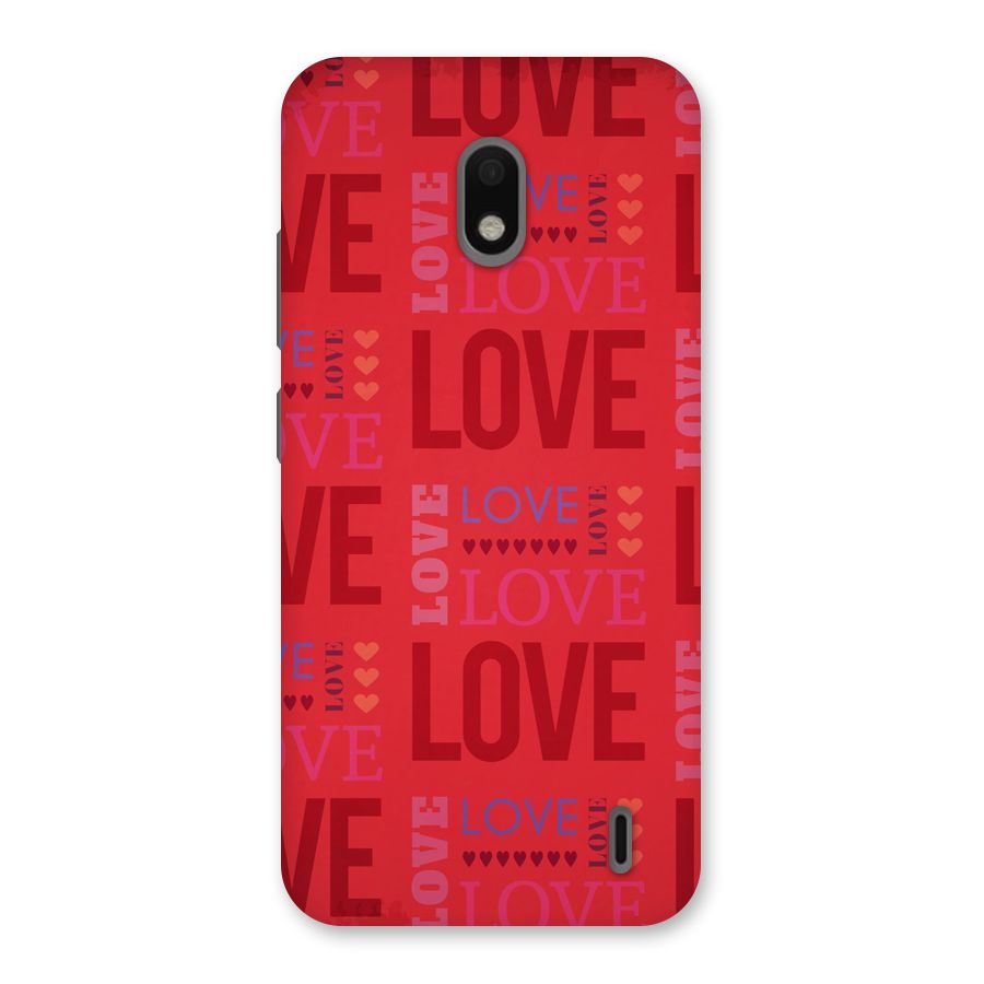 Love Pattern Back Case for Nokia 2.2