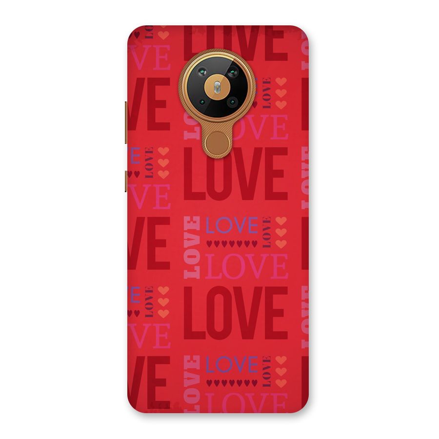 Love Pattern Back Case for Nokia 5.3