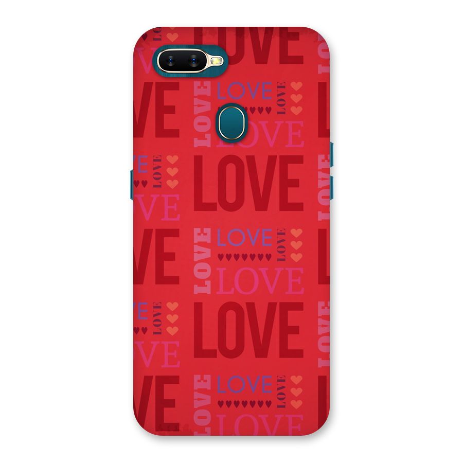 Love Pattern Back Case for Oppo A11k