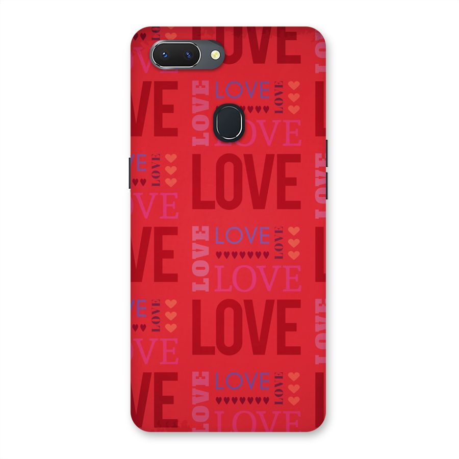 Love Pattern Back Case for Oppo Realme 2