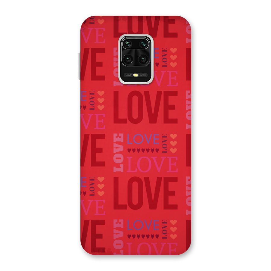 Love Pattern Back Case for Poco M2 Pro
