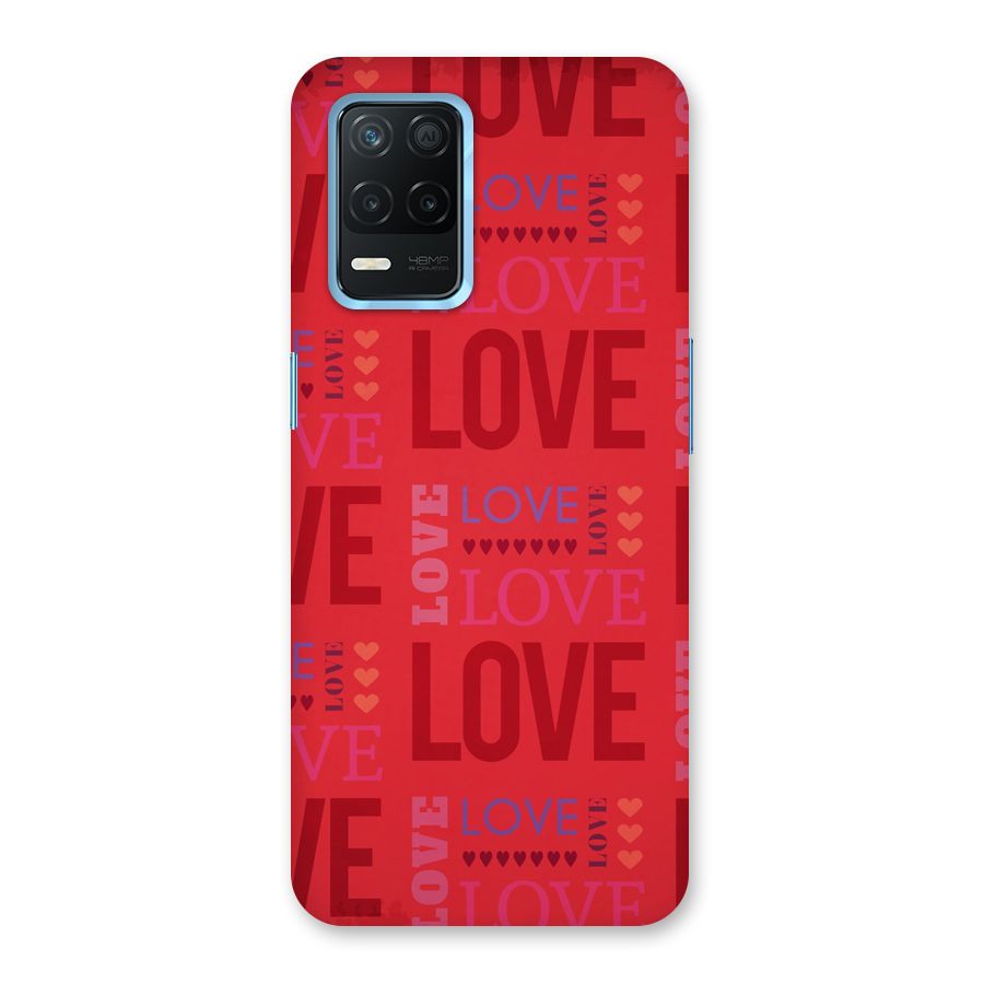Love Pattern Back Case for Realme 8 5G