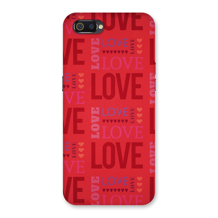 Love Pattern Back Case for Realme C2