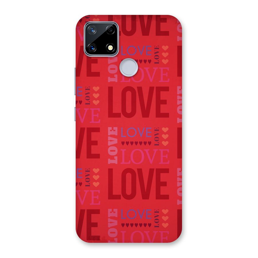 Love Pattern Back Case for Realme Narzo 20