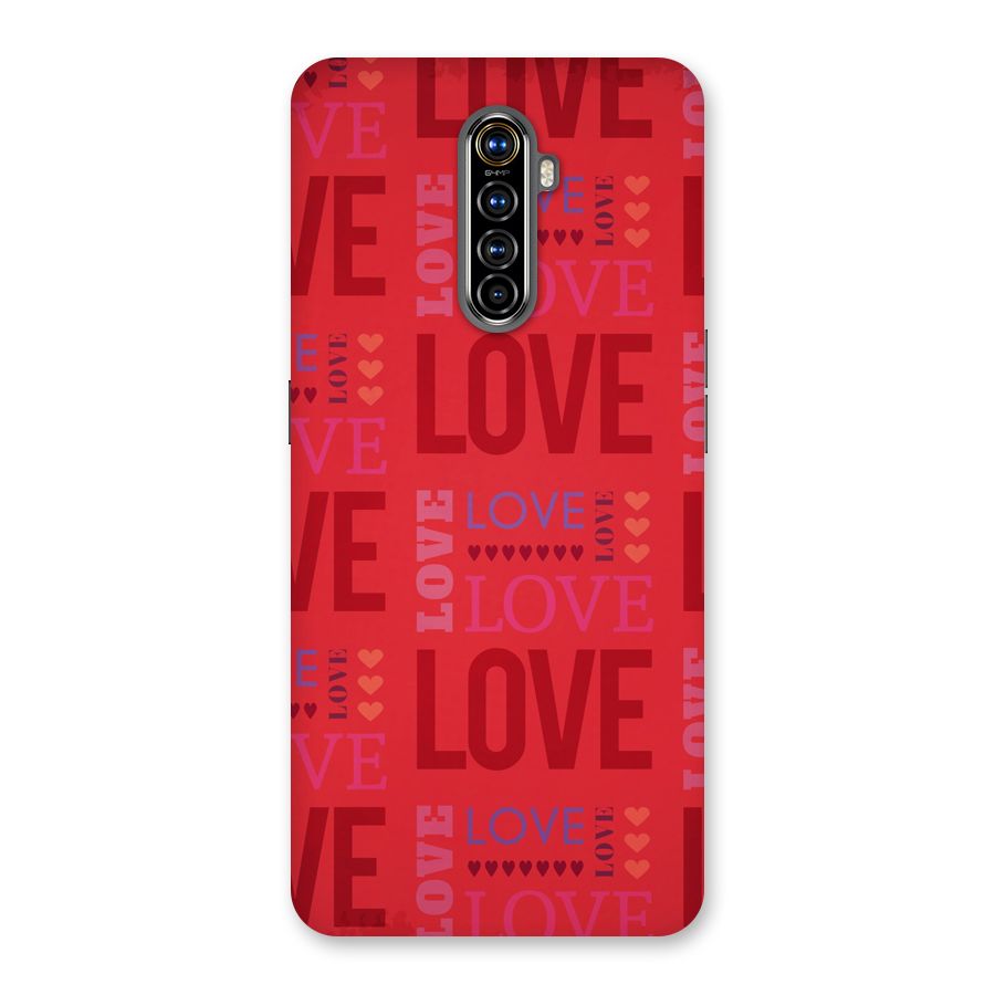 Love Pattern Back Case for Realme X2 Pro