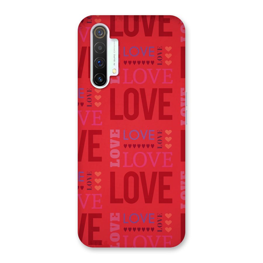 Love Pattern Back Case for Realme X3