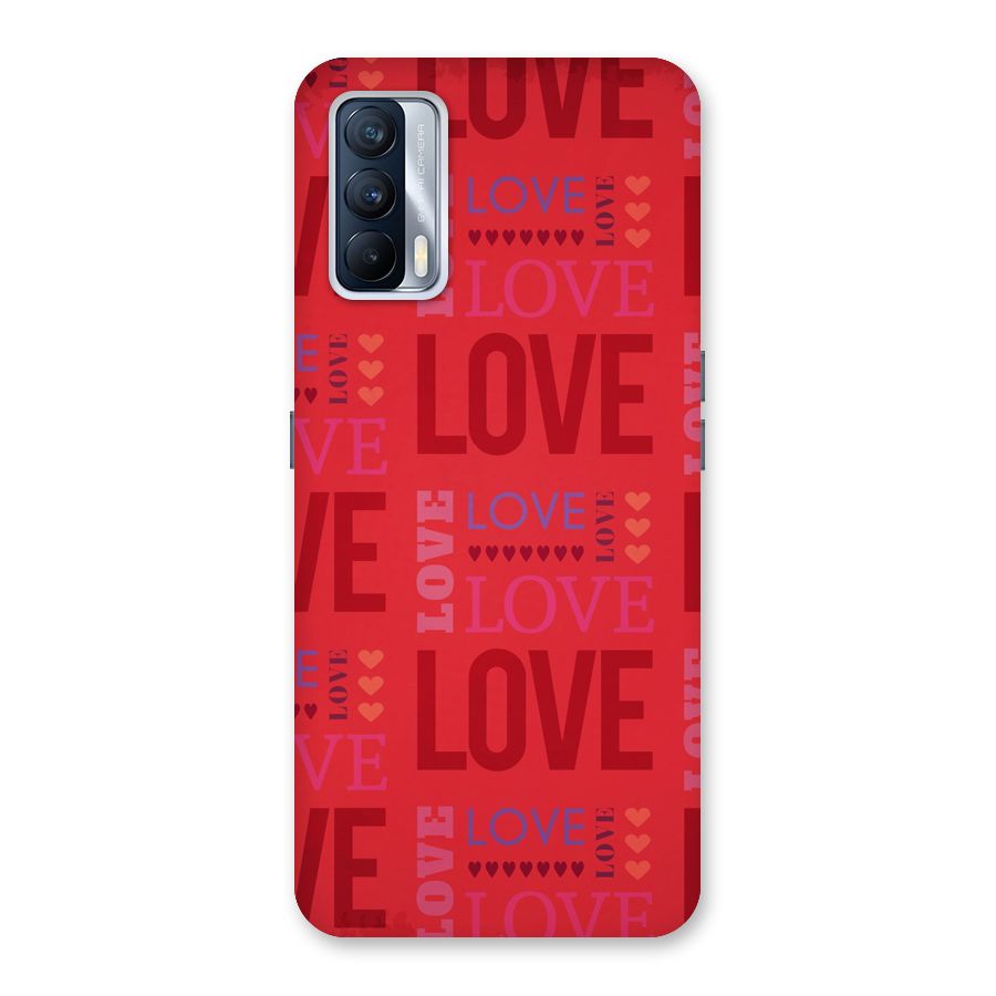 Love Pattern Back Case for Realme X7
