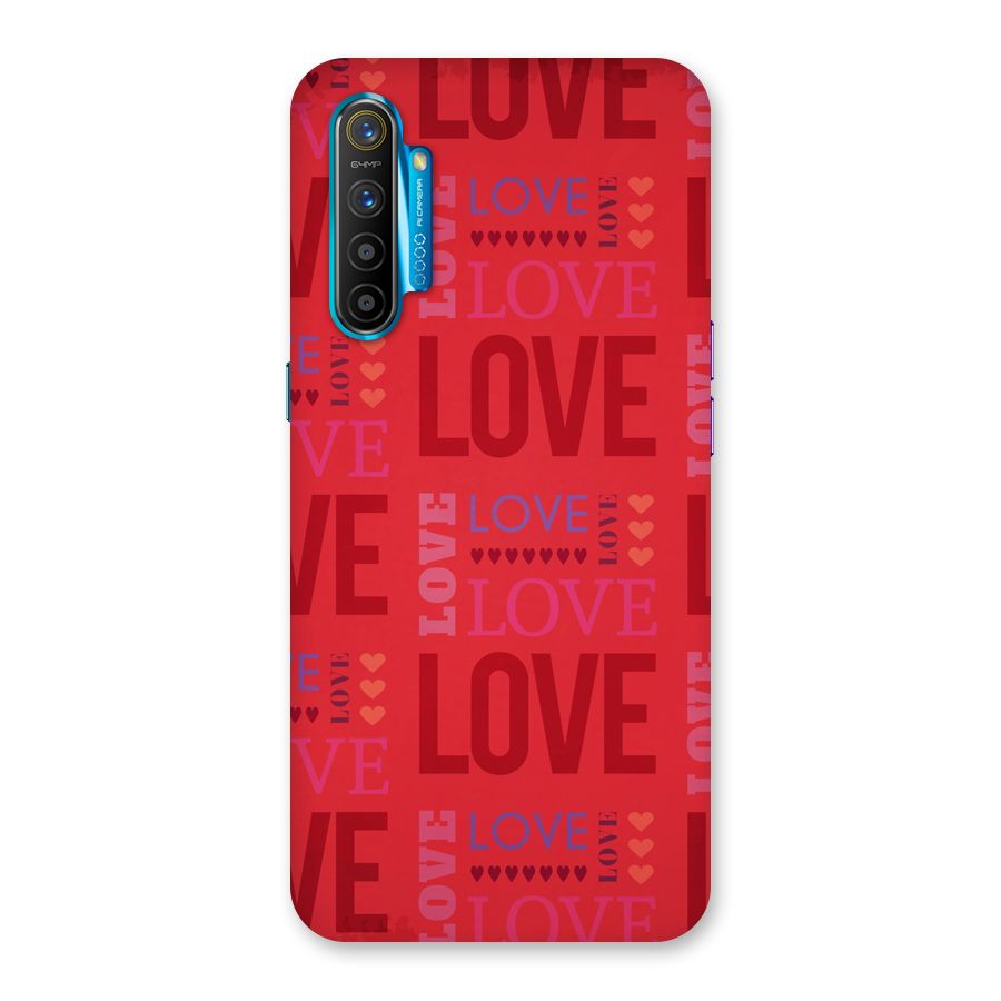Love Pattern Back Case for Realme XT