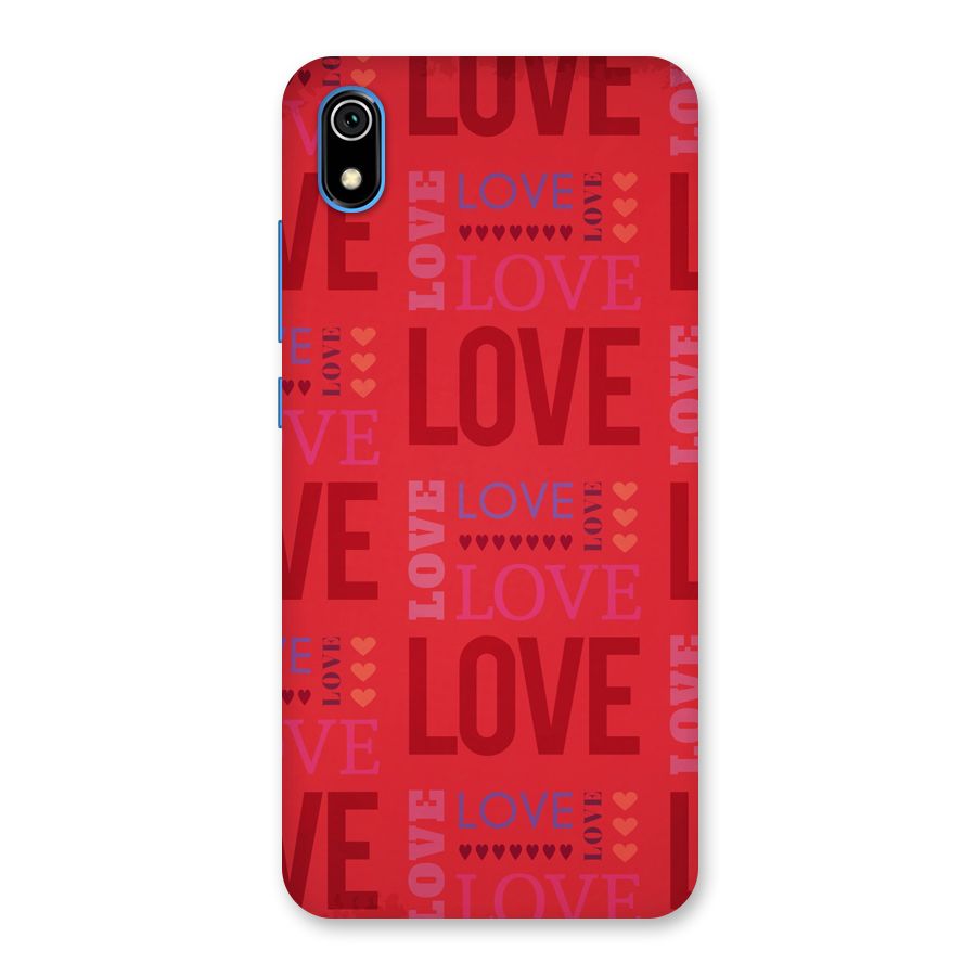 Love Pattern Back Case for Redmi 7A