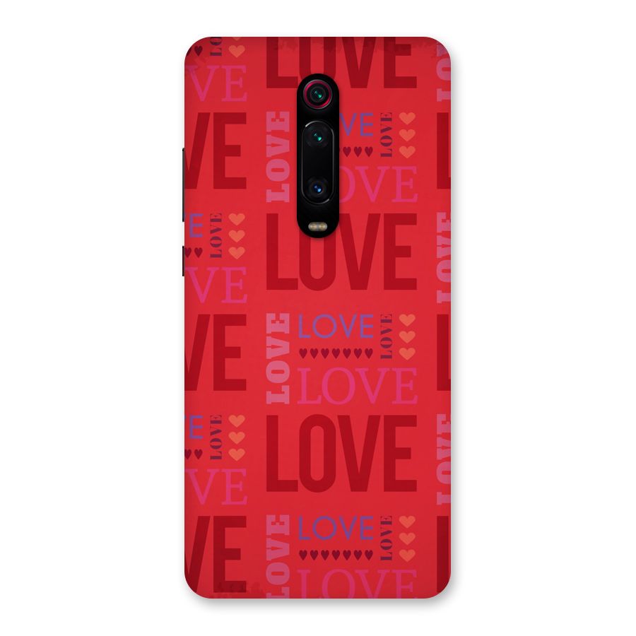 Love Pattern Back Case for Redmi K20