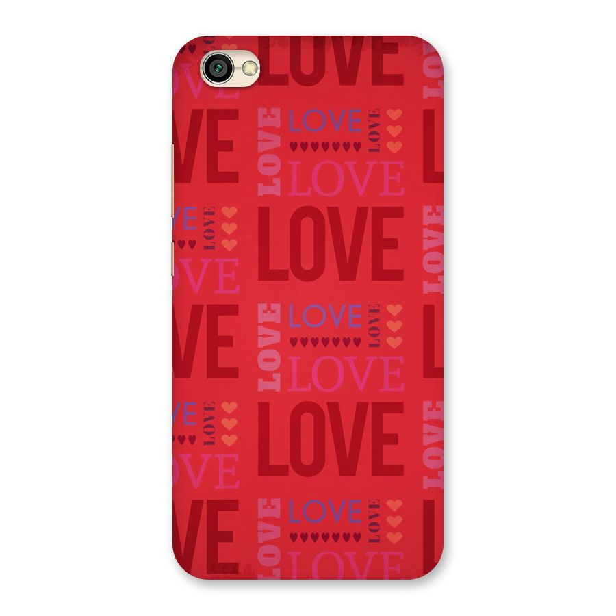 Love Pattern Back Case for Redmi Y1 Lite