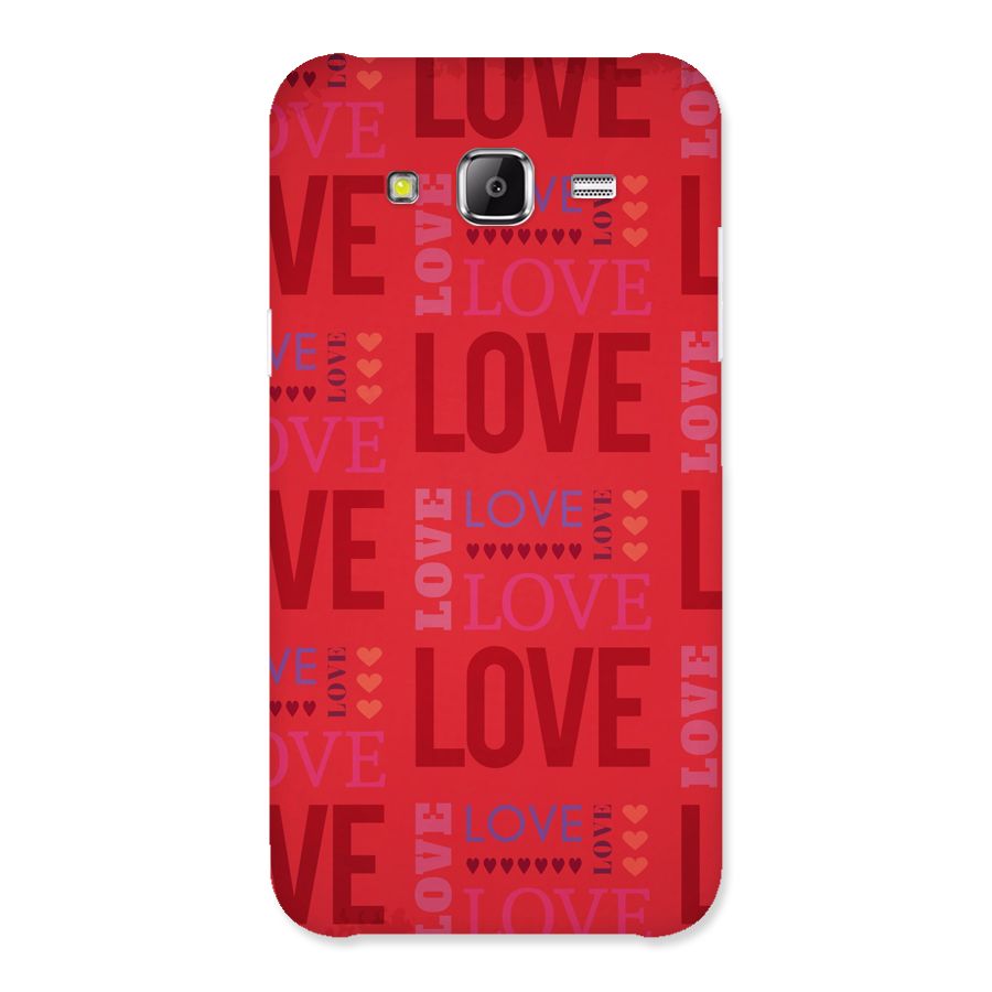 Love Pattern Back Case for Samsung Galaxy J2 Prime