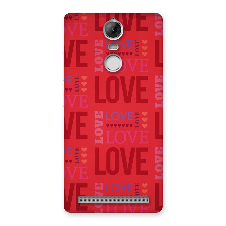 Love Pattern Back Case for Vibe K5 Note
