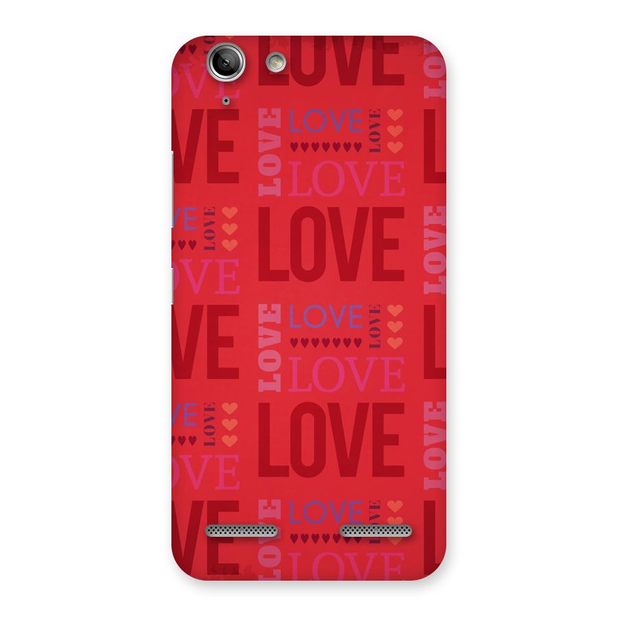 Love Pattern Back Case for Vibe K5 Plus