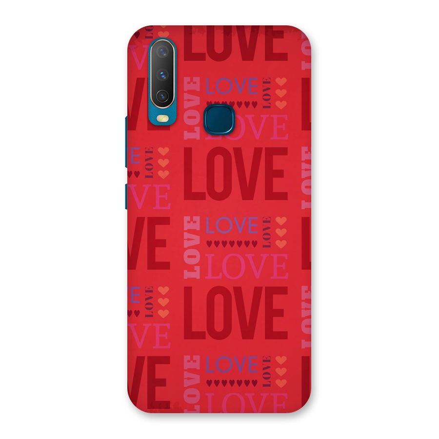 Love Pattern Back Case for Vivo Y11