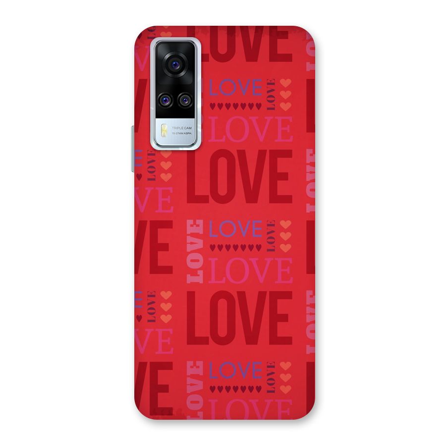 Love Pattern Back Case for Vivo Y31