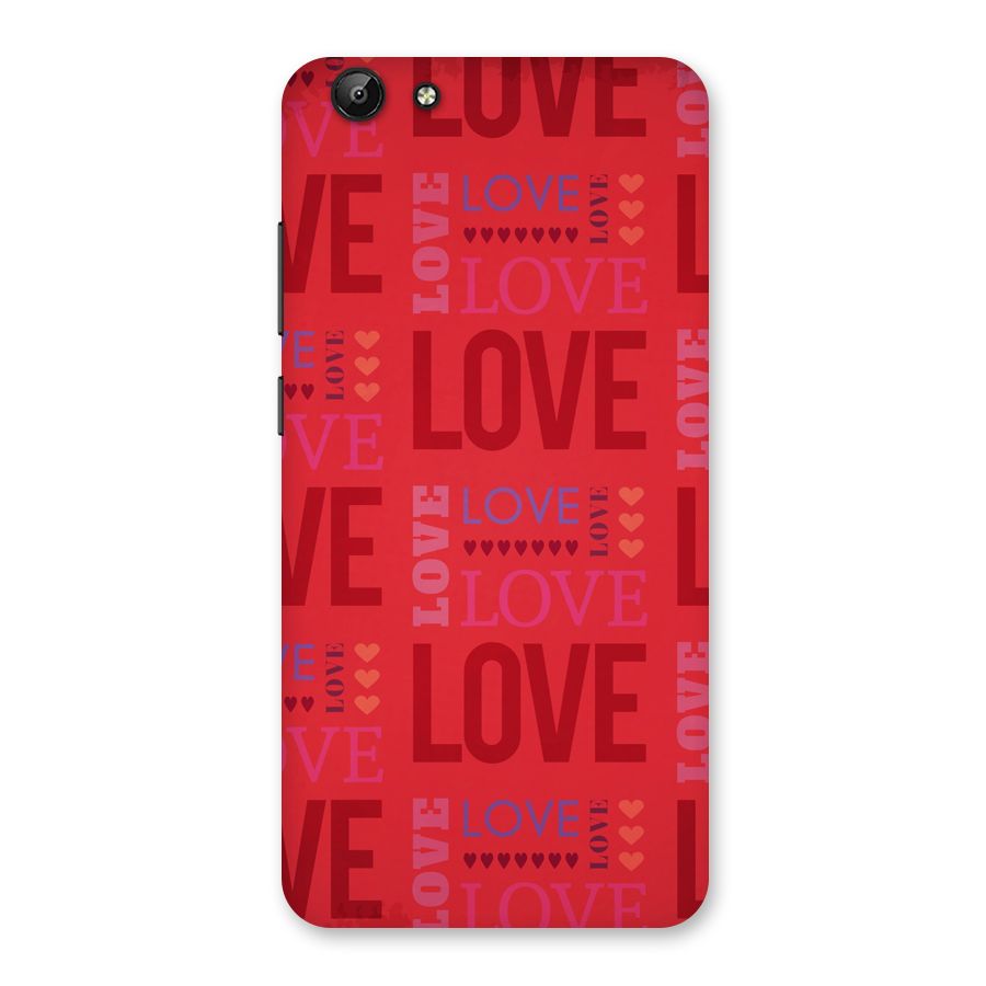 Love Pattern Back Case for Vivo Y69