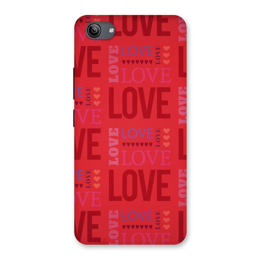 Love Pattern Back Case for Vivo Y81i