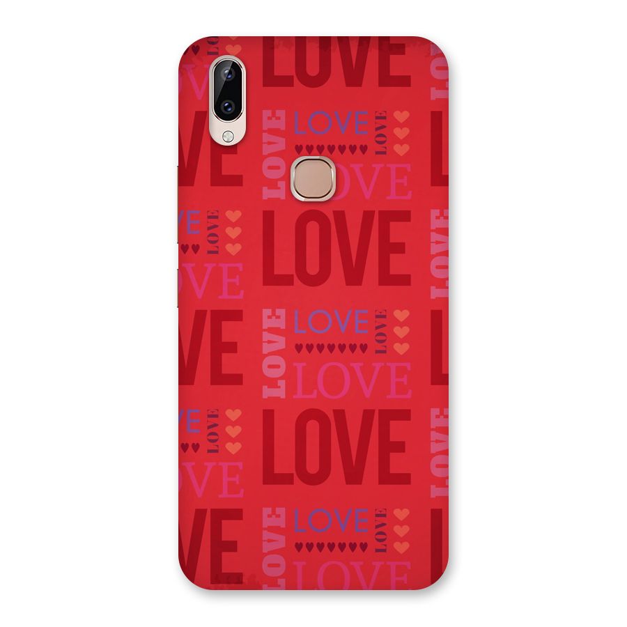 Love Pattern Back Case for Vivo Y83 Pro