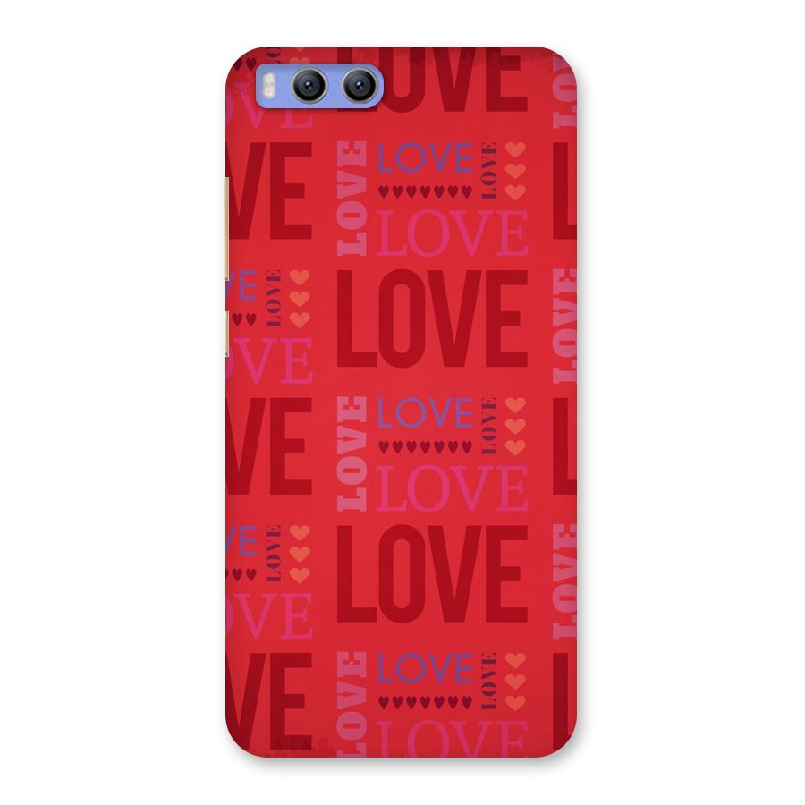 Love Pattern Back Case for Xiaomi Mi 6