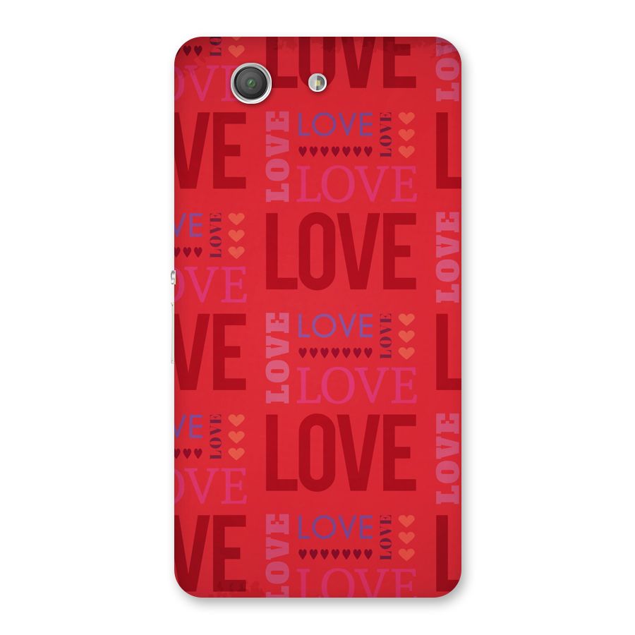 Love Pattern Back Case for Xperia Z3 Compact