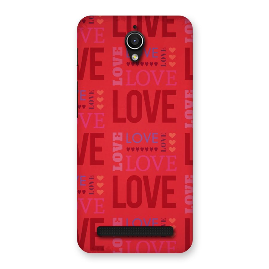 Love Pattern Back Case for Zenfone Go