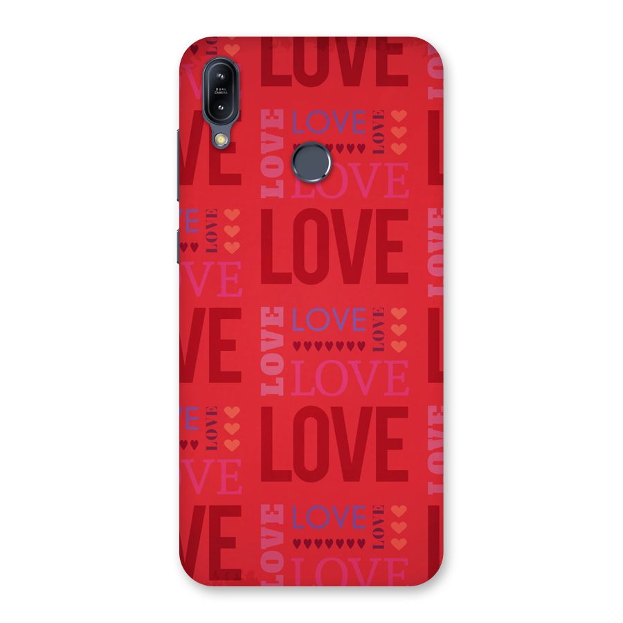 Love Pattern Back Case for Zenfone Max M2