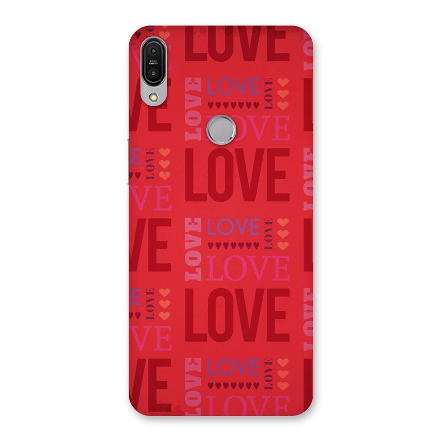 Love Pattern Back Case for Zenfone Max Pro M1