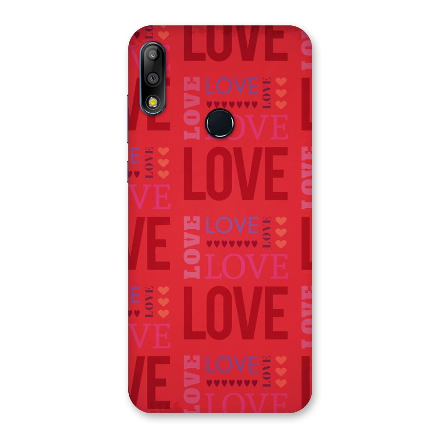Love Pattern Back Case for Zenfone Max Pro M2