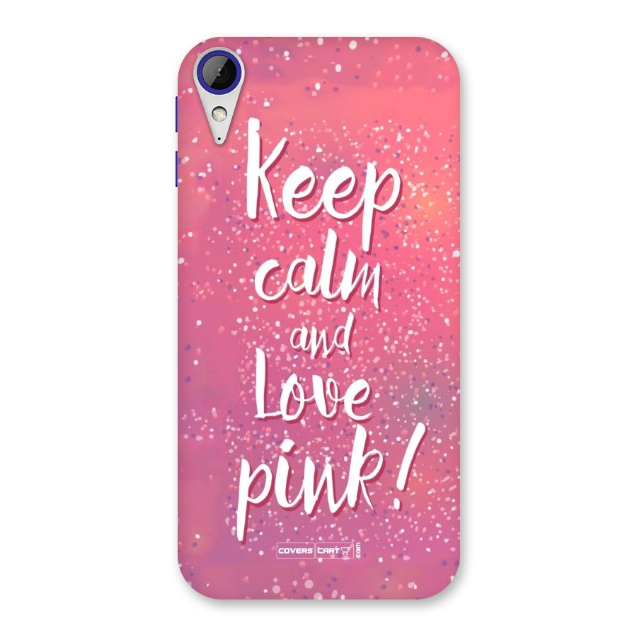 Love Pink Back Case for Desire 830