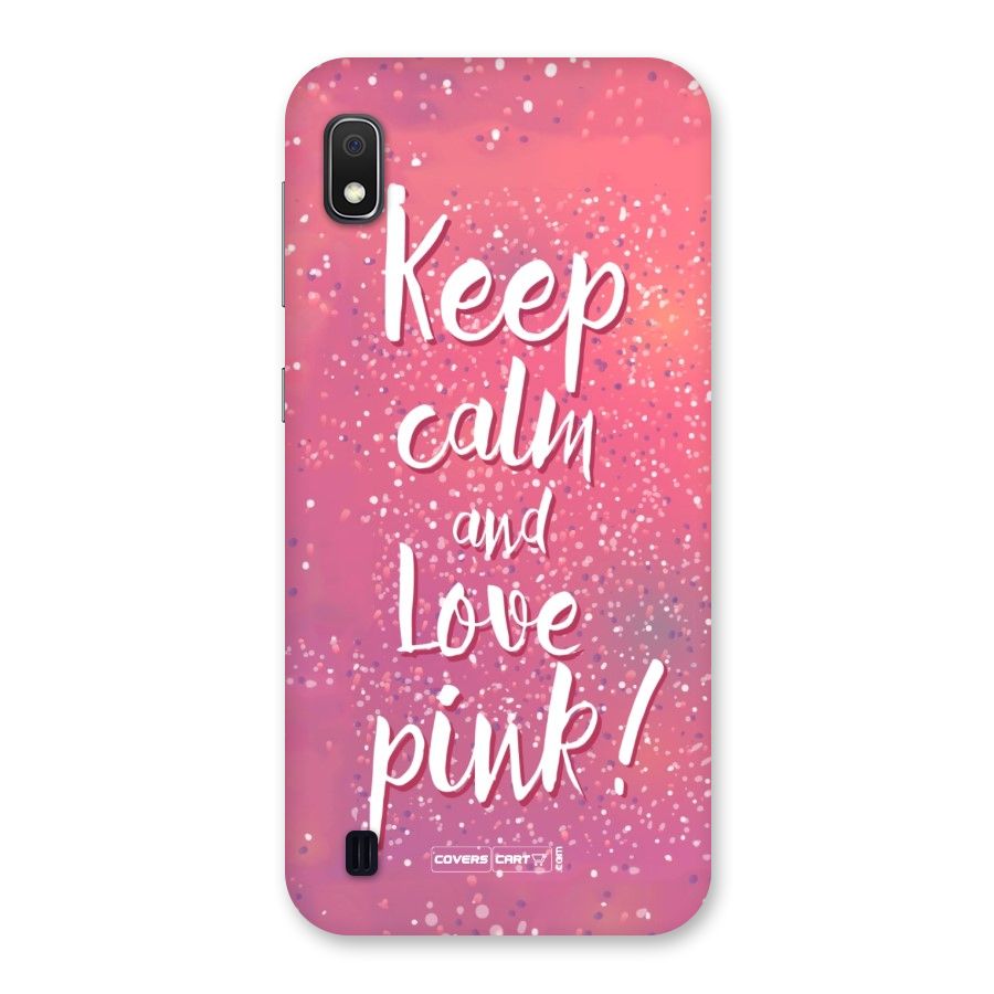 Love Pink Back Case for Galaxy A10