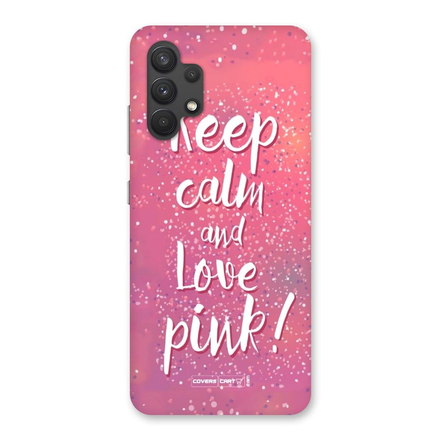Love Pink Back Case for Galaxy A32